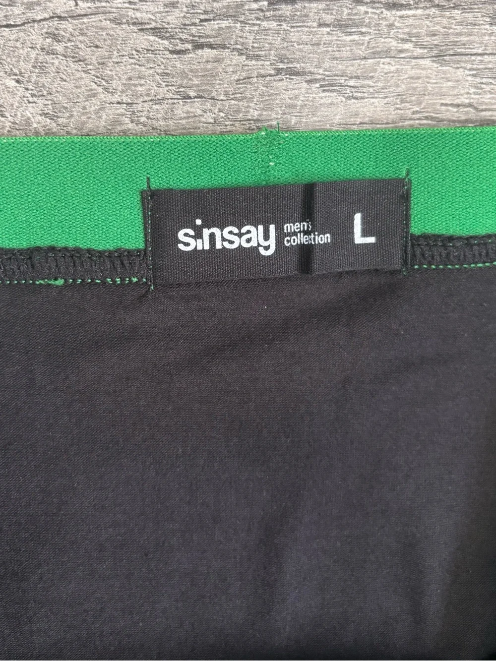 Sinsay Men’s Hipster Boxers 5 Pack Size L NWT Black Cotton Rich Colorblock Multi